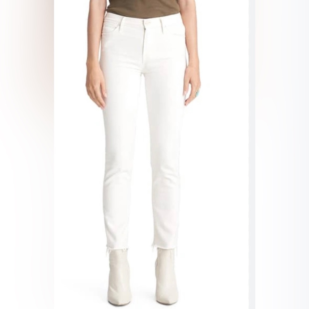 Mother Jeans in Cream